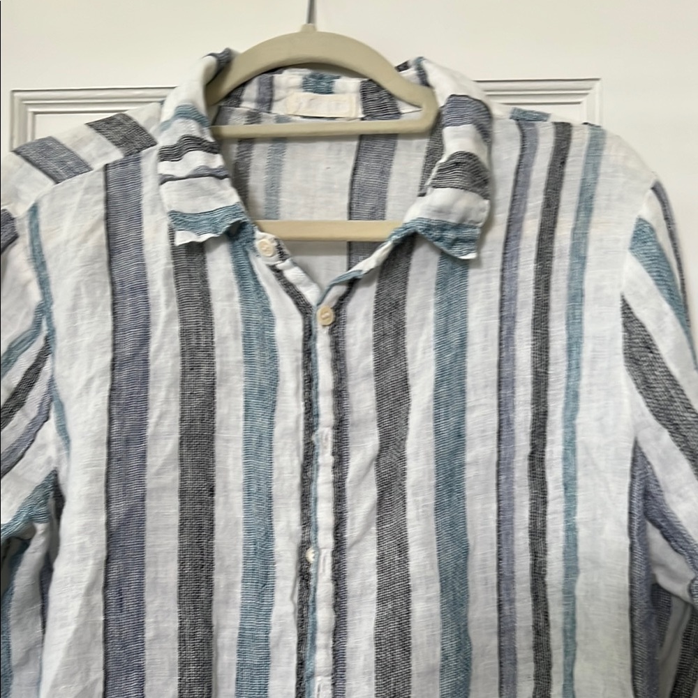 CP Shades beachy linen button down